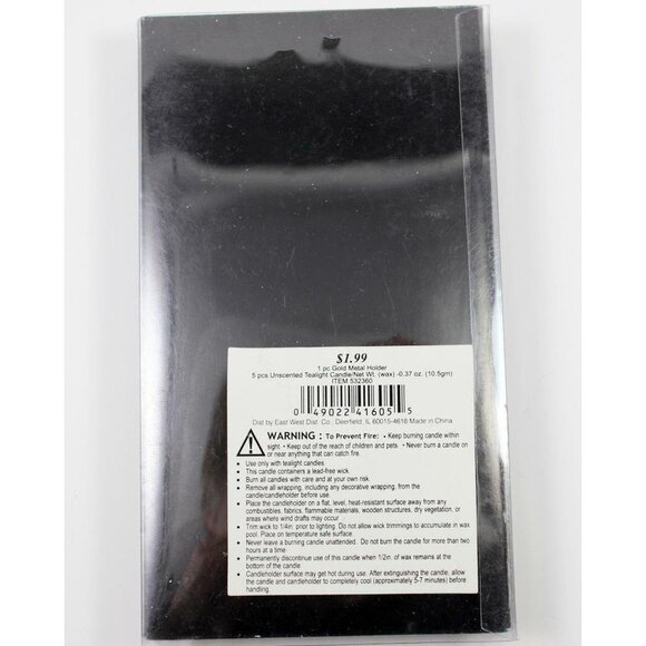 Festive Tealight Candle Set Red & Green Unscented Candles And Decorative Holder - Picture 3 of 3